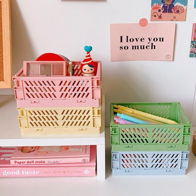 Folding folding pastel multipurpose props basket basket