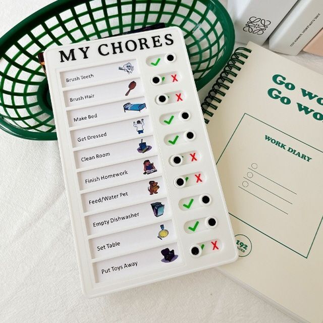 Daily push check to do list daily plan memo board
