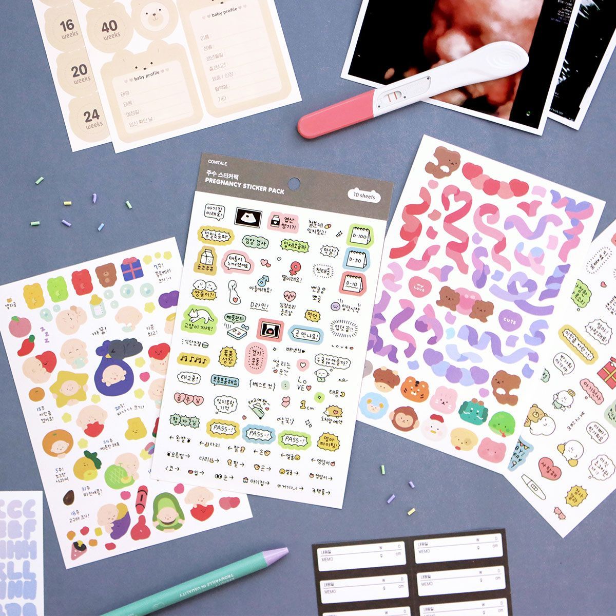 CONITALE Pregnancy sticker pack