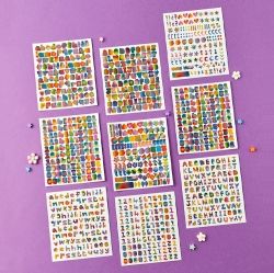 Rainvbow Typo Sticker