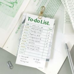 Lists to live by - memo pad