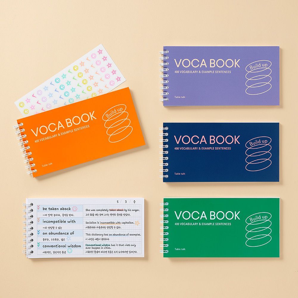 Build up Voca Book, Vocabulary Memo Pad, Mini Notepad 