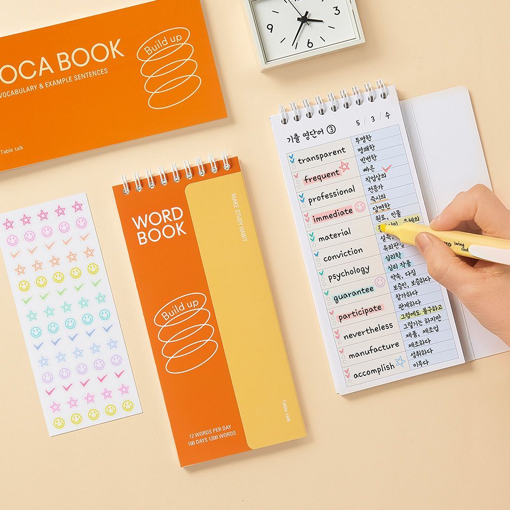 Build Up Word Book, Vocabulary Memo Pad
