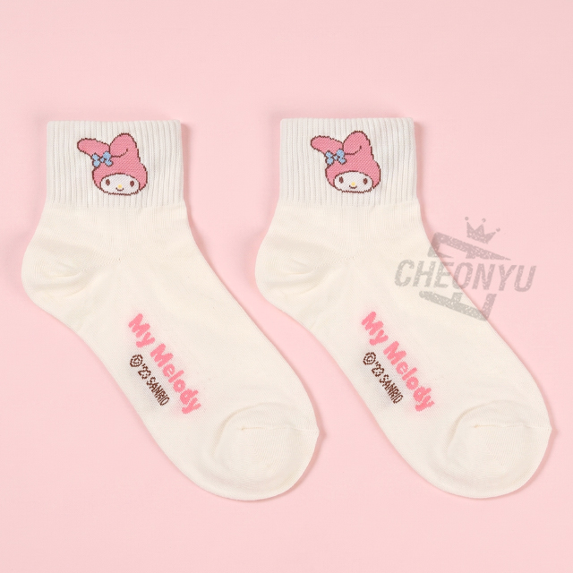 Sanrio Bon Bon Long socks, One Size 220-260mm