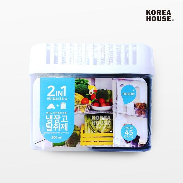 2in1 Refrigerator Deodorizer (Charcoal + Baking) 300ml