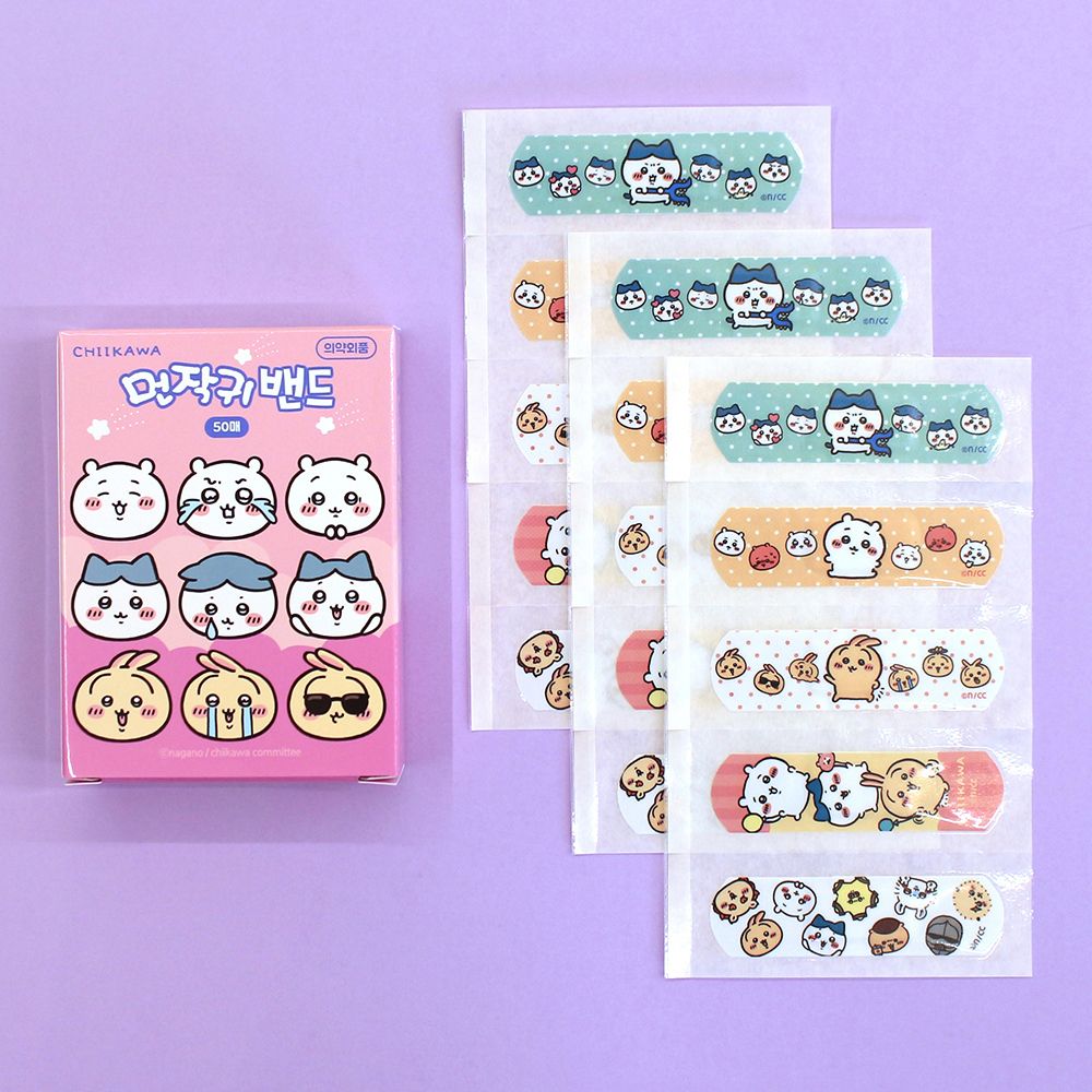 Chiikawa Band-Aid 50pcs - Face