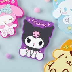 Kuromi Cute Pocket Wappen Memo Pad