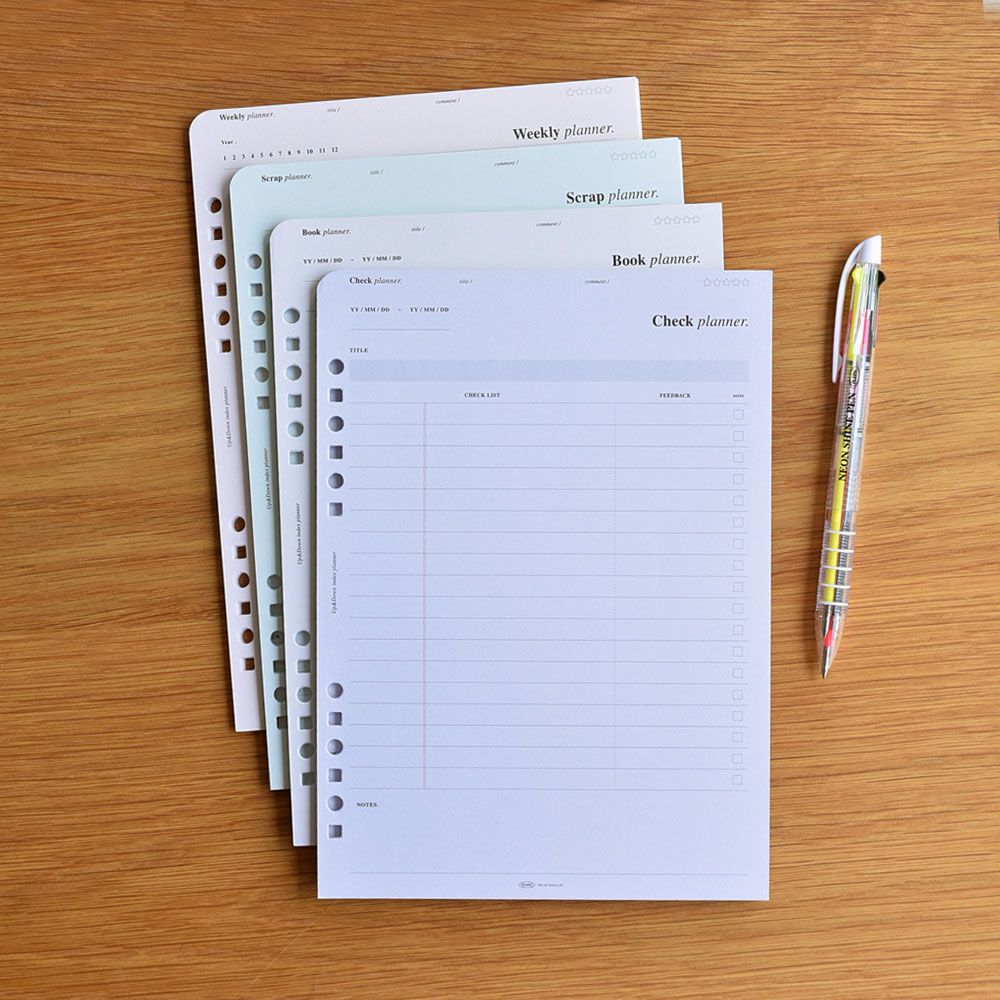 Up&Down Index Planner A5