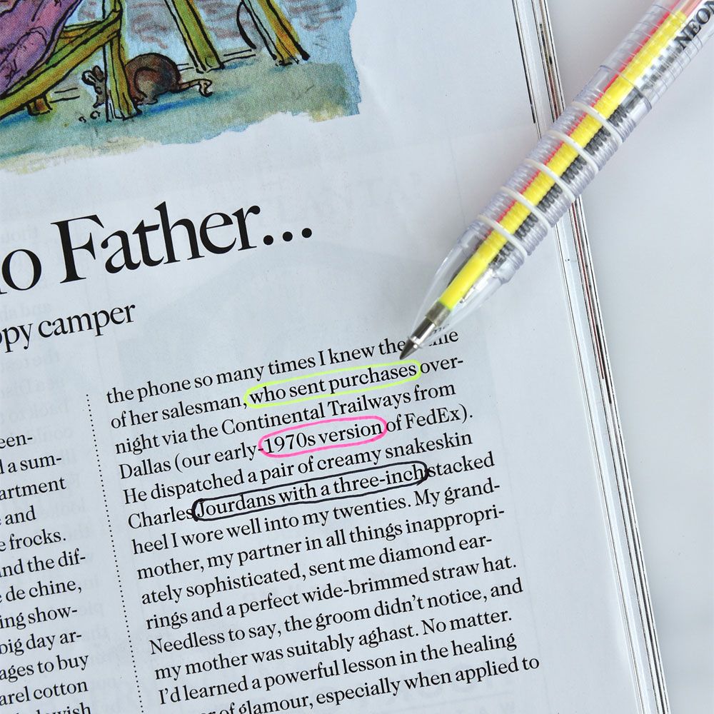 Neon Shine Pen, 3-in-1 Ballpoint Pen