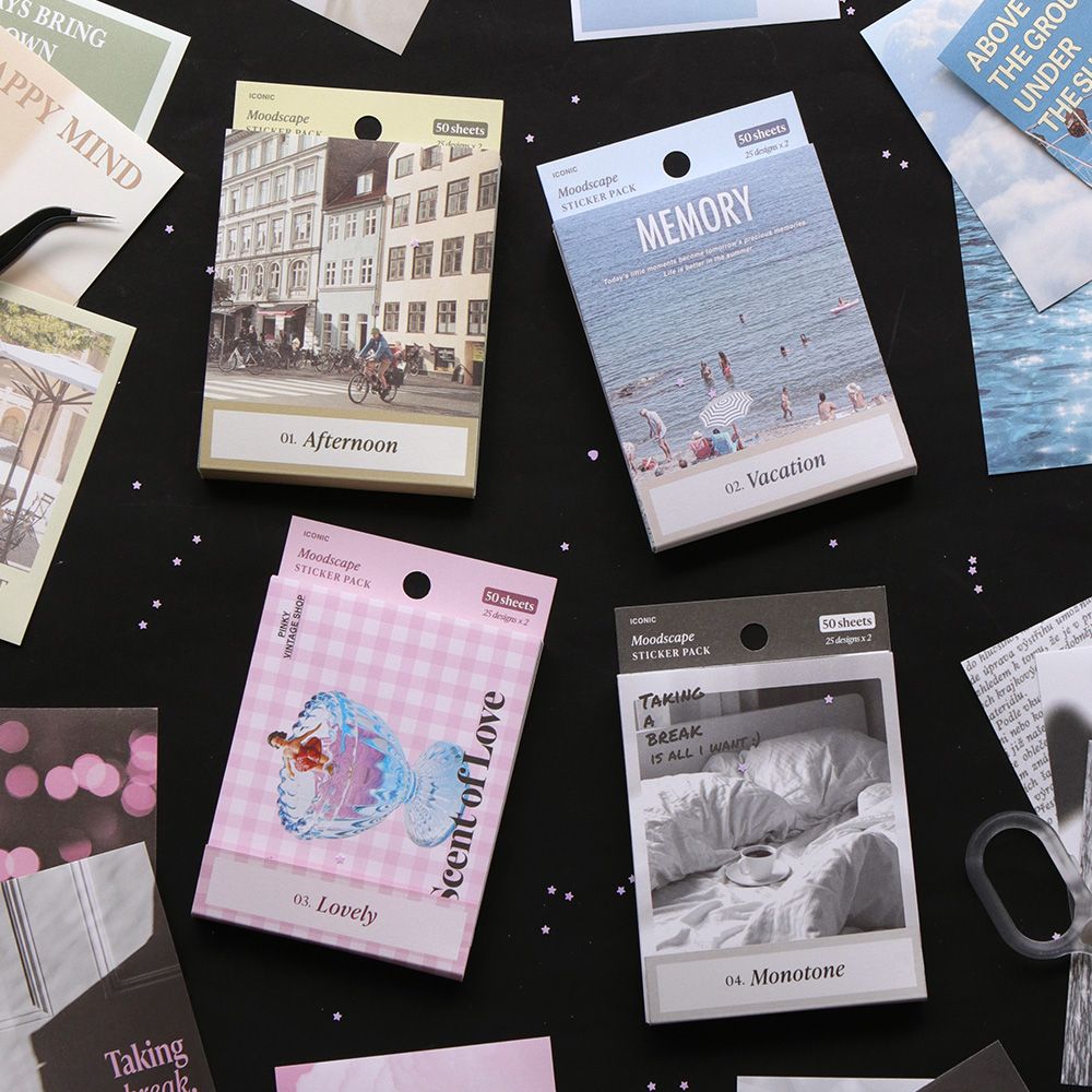 Moodscape Sticker Pack 50 Sheets