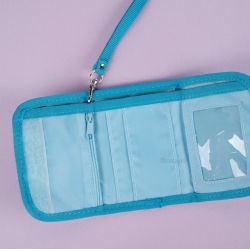 Kuromi Cute Wallet with Neck Strap, Coin and Card Holder