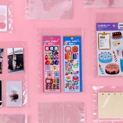 [A5] 6-Rings Binder Refill File for Stickers, 10Sheets