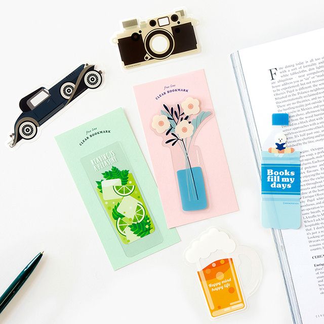 Free Line Clear Bookmark 