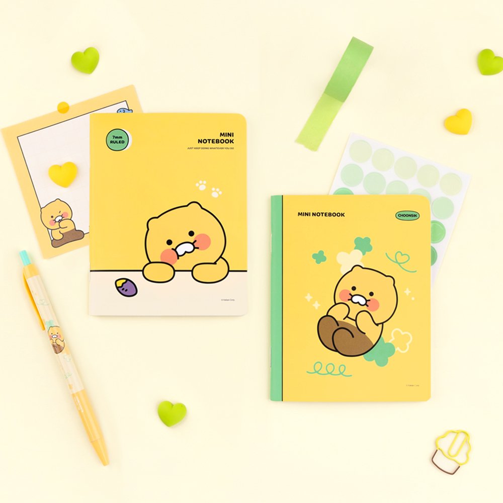 Choonsik Mini Notebook, 5pcs 1set