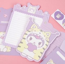 Sanrio Letter Paper & Envelopes Set - Kuromi
