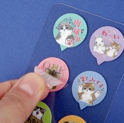 Mofusand Sticky Memo Tabs, Speech Bubble 