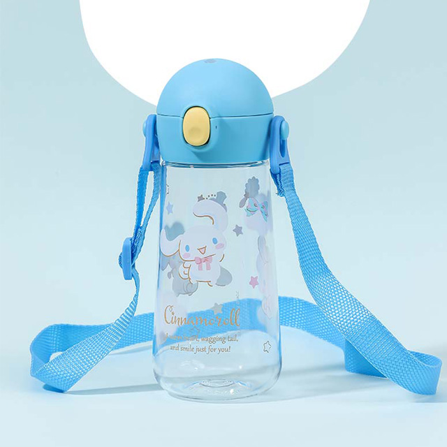 시나모롤 더보틀 원터치 어깨끈 트라이탄 물통 470ml