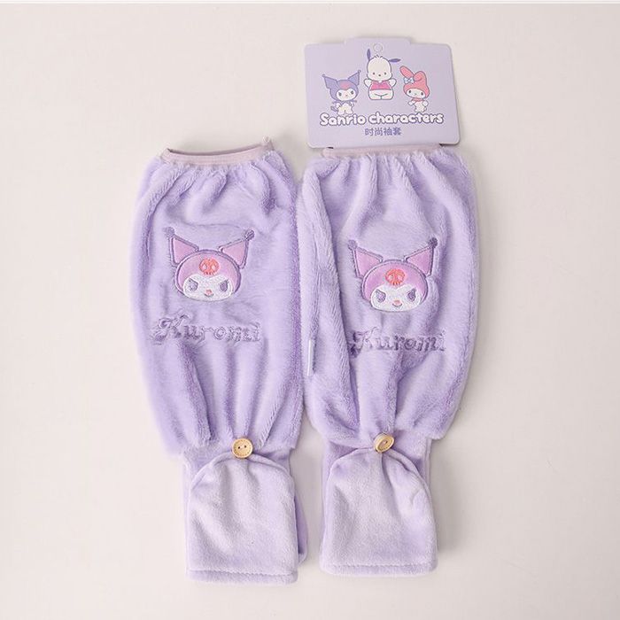 Sanrio Characters gloves - Kuromi Purple