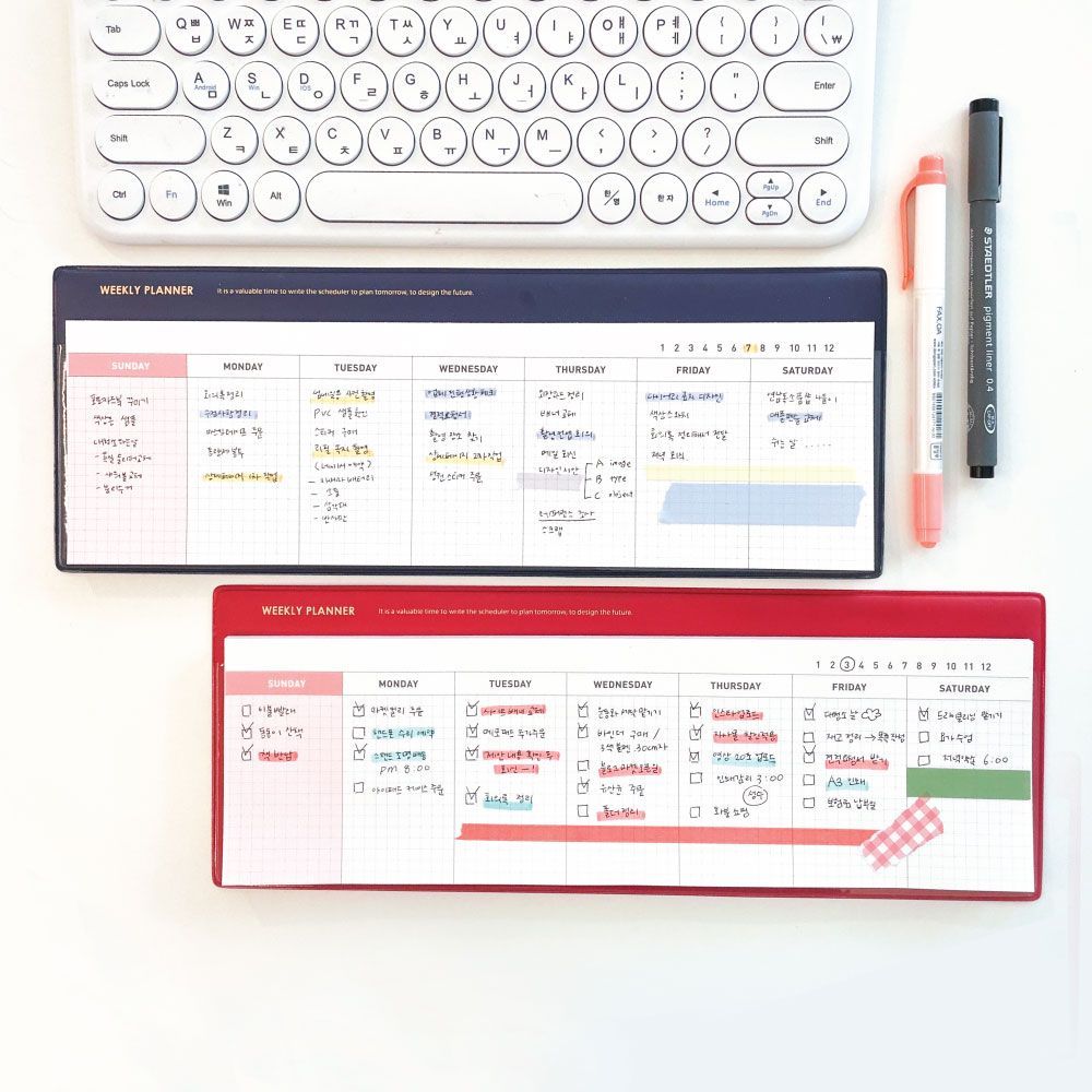 Weekly Desk Pad, Undated 