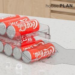 Refrigerator Organizing Two-Tier Can Dispenser  L
