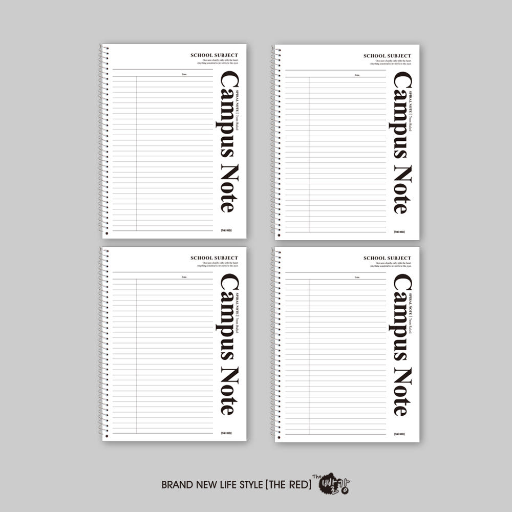 Ring Note Campus-White, Random Color