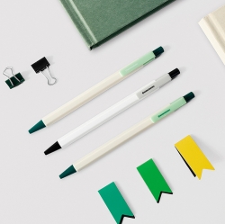 Color Block Knock Pen 0.5mm