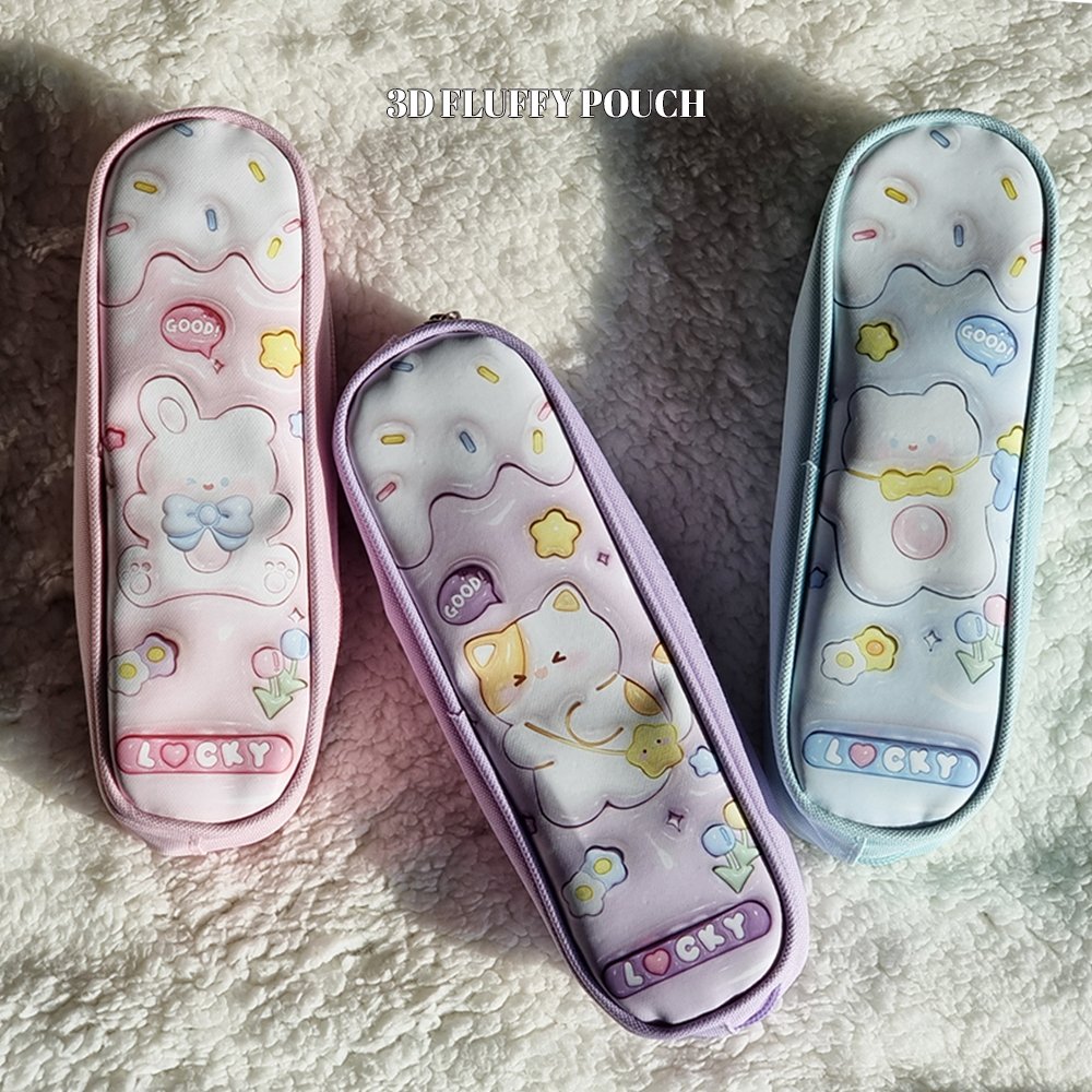 3D Soft Pouch, Random Color