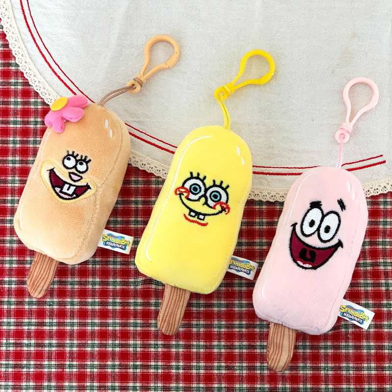 Sponge Bob Ice Cream Keyring 13cm
