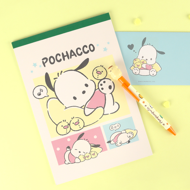 Sanrio Letter Paper & Envelopes Set - Pochacco