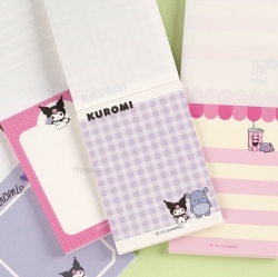 Sanrio Love it Handy Memopad, Set of 24pcs - Kuromi
