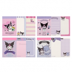 Sanrio Love it Handy Memopad, Set of 24pcs - Kuromi