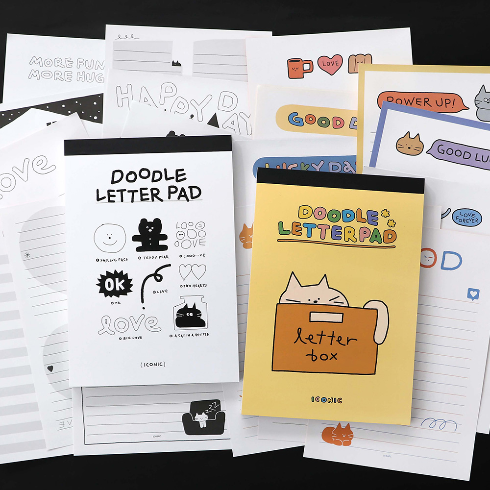 Doodle Letter Paper Pad
