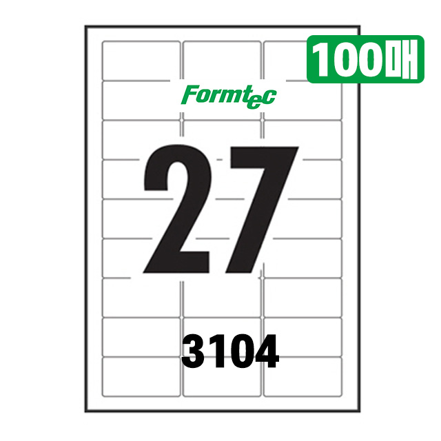 HiEco Label HES-3104, 100 Sheet
