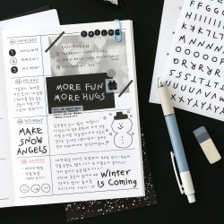 Doodle Alphabet Sticker Pack