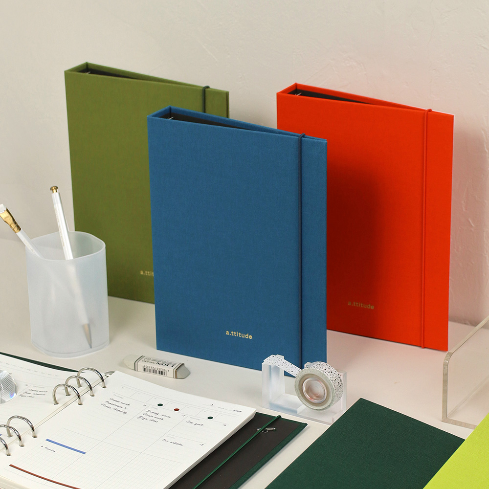 a.ttitude 6-Ring Binder A5 & Planner SET