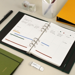 a.ttitude 6-Ring Weekly Planner A5