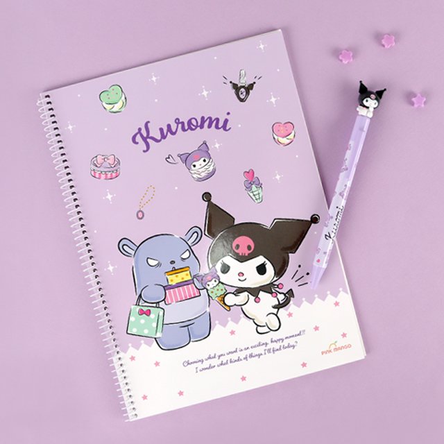 Kuromi Spiral Notebook 5pcs