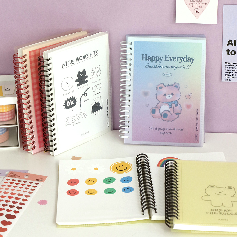 Sticker collecting book