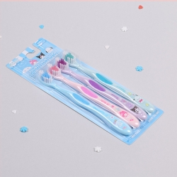 Sanrio  Double Non-slip Color Toothbrushe 4pcs