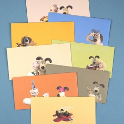 Wallace and Gromit Envelope Set
