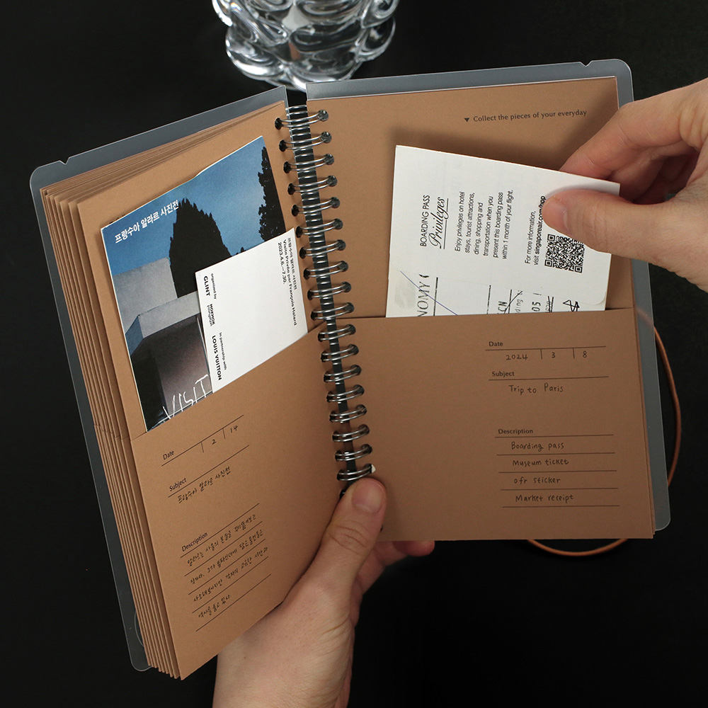 Archive paper pocket