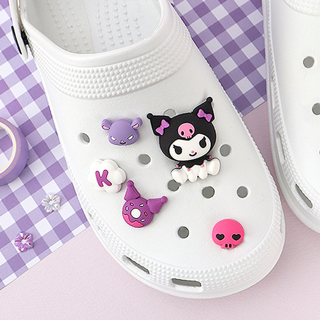 Sanrio Characters 3D Shoes Charm Set - Kuromi