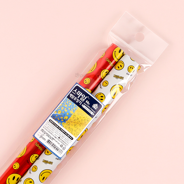  Wrapping pack - Smile Metal wrapping paper