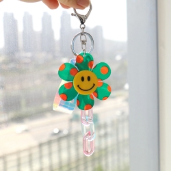 BFANCY PATTERN SMILE FLOWER Keyring
