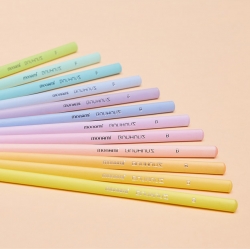 Bauhaus Triangular r Pencil Pastel 12 Colors set