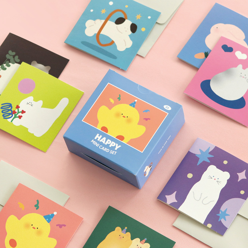 Happy Mini Card Set
