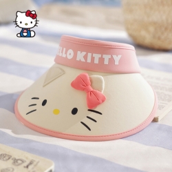 Sanrio Characters UV protection 3D Face Sun Cap - Hello Kitty