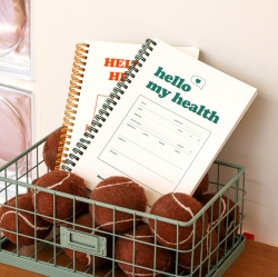 Gi-Bon A5 healty Diary (6months, Daily Planner)