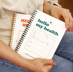 Gi-Bon A5 healty Diary (6months, Daily Planner)
