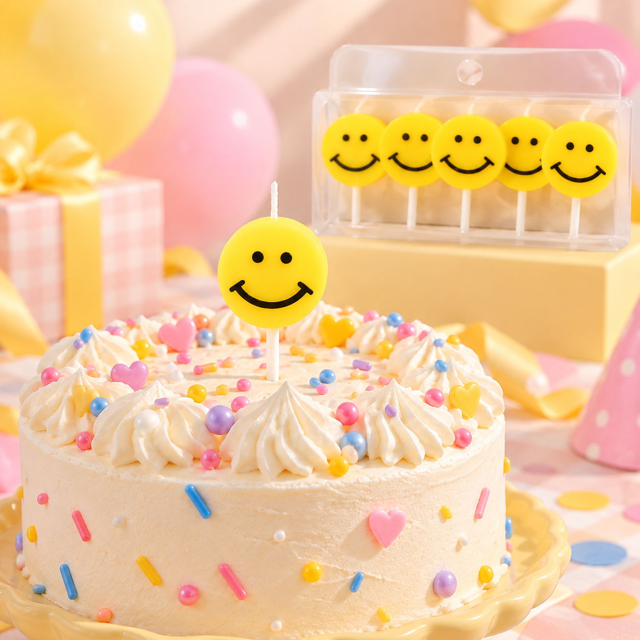 Smile Candle 5pcs